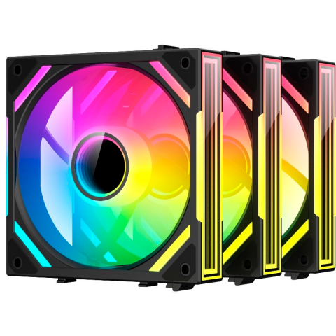 Вентилятор для корпуса XASTRA FS120B ARGB REVERSE Black (3 шт.)