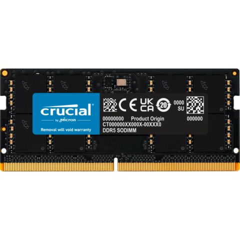 Оперативная память 32Gb DDR5 5200MHz Crucial SO-DIMM (CT32G52C42S5)