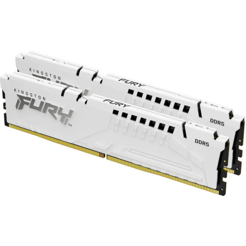 Оперативная память 64Gb DDR5 6000MHz Kingston Fury Beast White (KF560C30BWK2-64) (2x32Gb KIT)_0