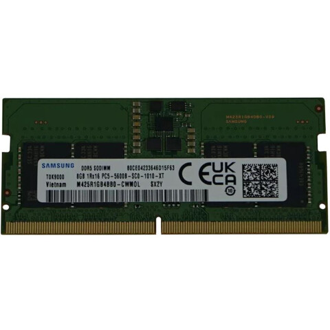 Оперативная память 8Gb DDR5 5600MHz Samsung SO-DIMM (M425R1GB4BB0-CWM0L) OEM