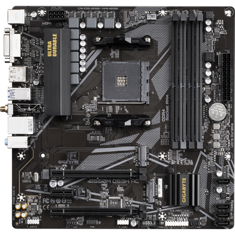 Материнская плата Gigabyte B550M DS3H AC v.1.5