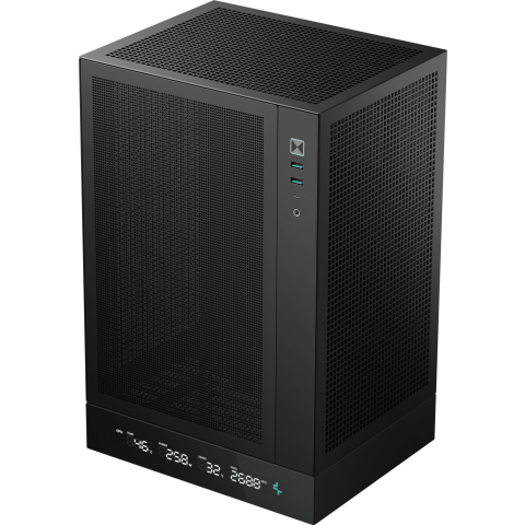 Корпус DeepCool CH170 DIGITAL Black