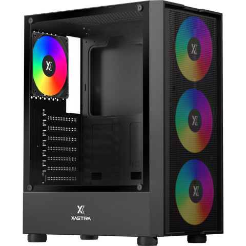 Корпус XASTRA A301 4FRGB Black