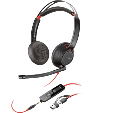 Гарнитура Plantronics (Poly) BW 5220 Stereo USB-C/3.5
