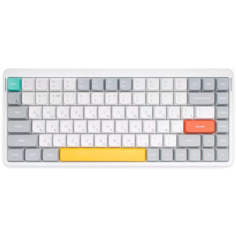 Клавиатура NuPhy AIR75v2 Wireless (Red Switch) RGB White