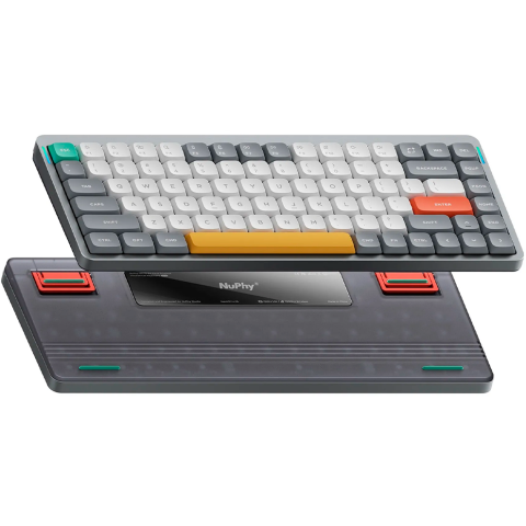 Клавиатура NuPhy AIR75v2 Wireless (Brown Switch) RGB Lunar Gray_0