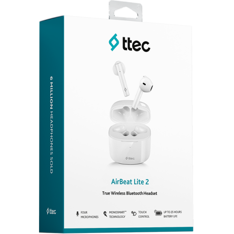 Гарнитура ttec AirBeat Lite 2 White_4