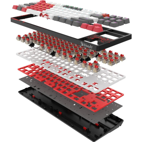 Клавиатура Bloody WS87 Grey/Red_11