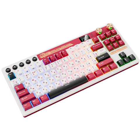 Клавиатура Royal Kludge M87 Famicom (Beige Switch)_3