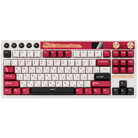 Клавиатура Royal Kludge M87 Famicom (Cream Switch)_0