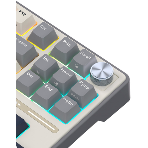 Клавиатура Royal Kludge R87 Pro Half Grey (Brown Switch)_5