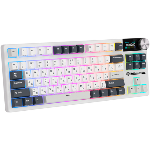 Клавиатура Royal Kludge S85 White Night (Cloud Switch)_2