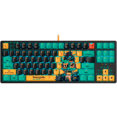 Клавиатура Bloody AT87 Renegade Black/Green