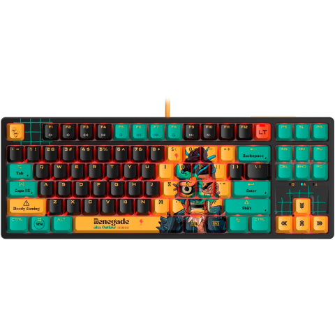 Клавиатура Bloody AT87 Renegade Black/Green_0