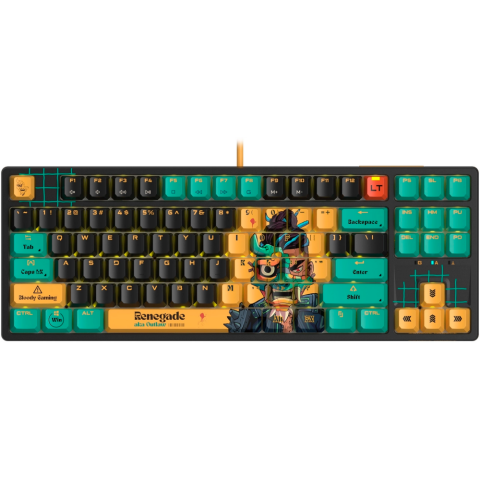 Клавиатура Bloody AT87 Renegade Black/Green_1