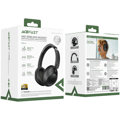 Наушники ACEFAST H3 Active Noise Black_3