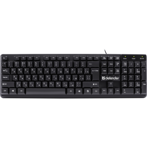 Клавиатура Defender Symbol HB-559 Black (45559)