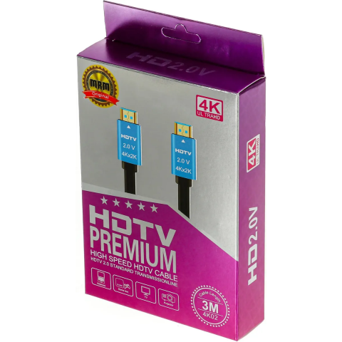 Кабель HDMI - HDMI, 3м, PREMIER 11242_1