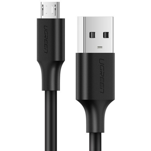 Кабель USB A (M) - microUSB B (M), 1.5м, UGREEN US289 Black