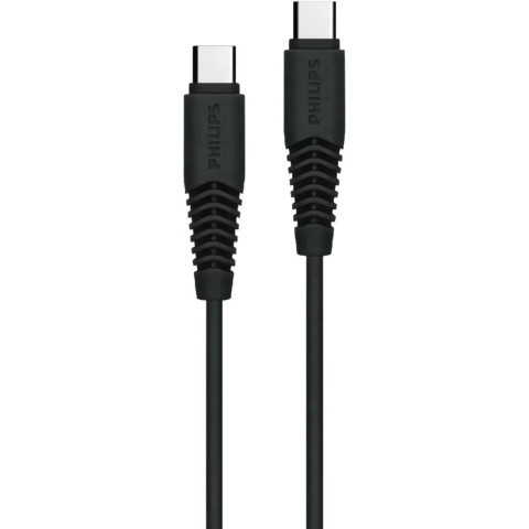 Кабель USB Type-C - USB Type-C, 1.2м, Philips DLC5531 Black