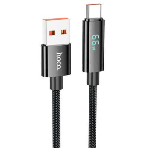 Кабель USB - USB Type-C, 1.2м, HOCO U125 Black