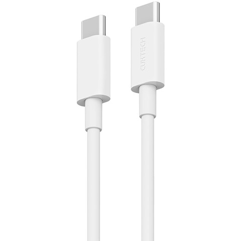 Кабель USB Type-C - USB Type-C, 1.5м, CUKTECH CTC515N White