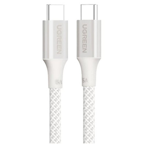 Кабель USB Type-C - USB Type-C, 0.5м, UGREEN L502 White