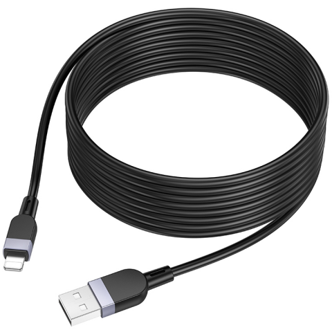 Кабель USB Type-C - Lightning, 3м, HOCO X109 Black