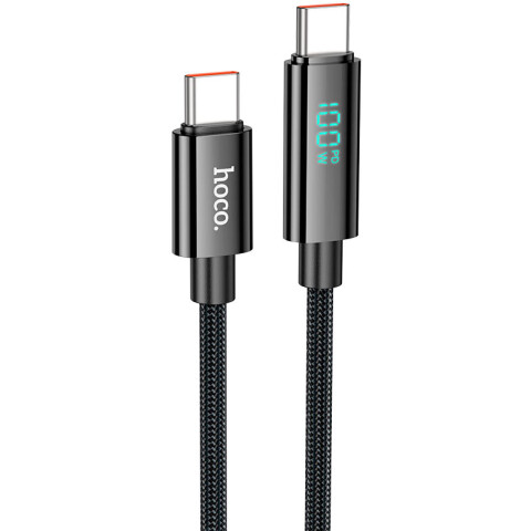 Кабель USB Type-C - USB Type-C, 1.2м, HOCO U125 Black