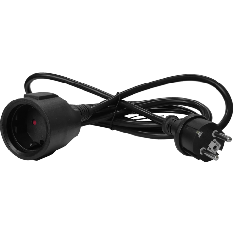 Кабель питания Schuko - Schuko, 7м, Lanmaster LAN-PPS/SH-7.0-BK