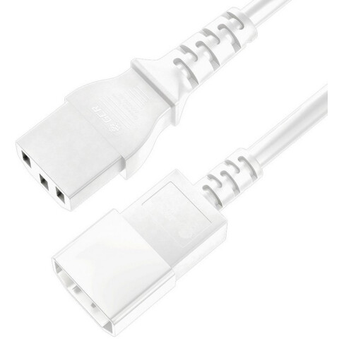 Кабель питания IEC-320-C13 - IEC-320-C14, 0.5м, Greenconnect GCR-54343