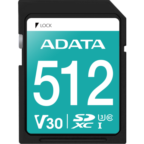 Карта памяти 512Gb SD ADATA Premier Pro (ASDX512GUI3V30S-R)