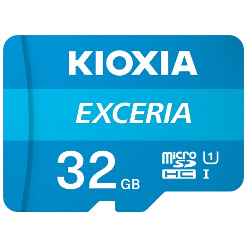 Карта памяти 32Gb MicroSD Kioxia EXCERIA + SD адаптер (LMEX1L032GG2)