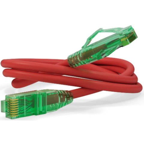 Патч-корд Hyperline PC-LPM-UTP-RJ45-RJ45-C6a-5M-LSZH-RD, 5м