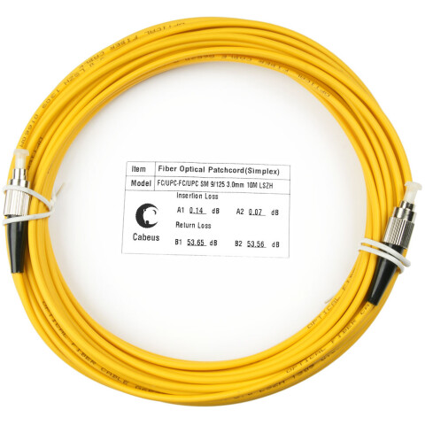 Патч-корд Cabeus FOP(s)-9-FC-FC-10m, 10м