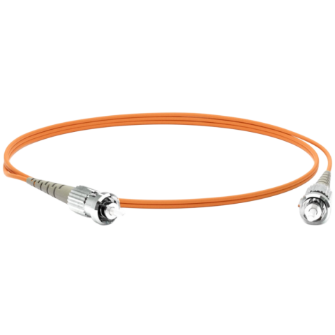 Патч-корд Hyperline FC-S2-50-FC/PR-LC/PR-H-0.5M-LSZH-OR, 0.5м