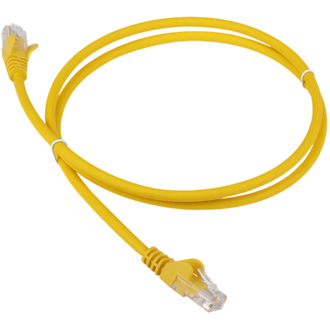 Патч-корд Lanmaster LAN-PC45/U5E-15-YL, 15м