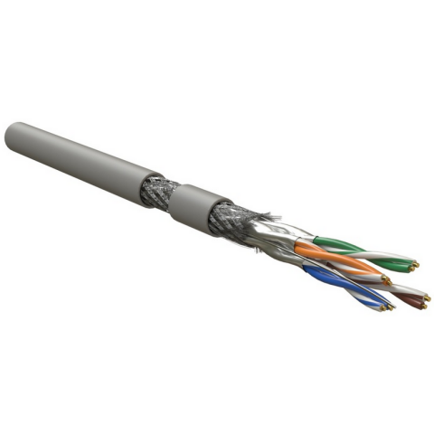 Бухта Hyperline SFTP4R-C6A-S23-IN-LSZH-GY-305, 305м