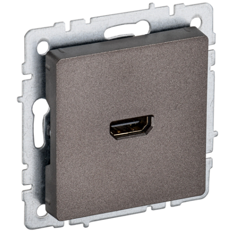 Розетка HDMI IEK BRITE BR-H10-K45