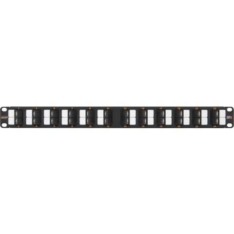 Патч-панель NIKOMAX NMC-RP24UE2-FT-AN-1U-MT