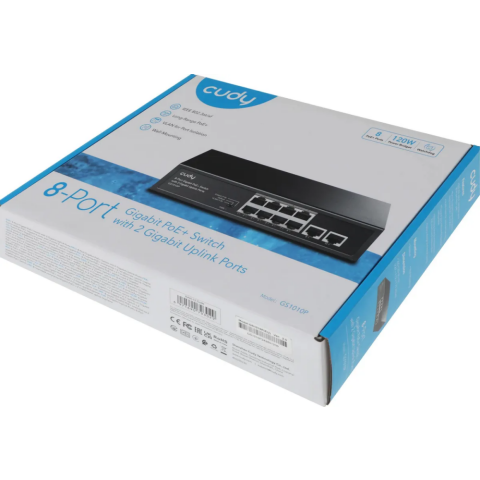 Коммутатор (свитч) Cudy GS1010P_2