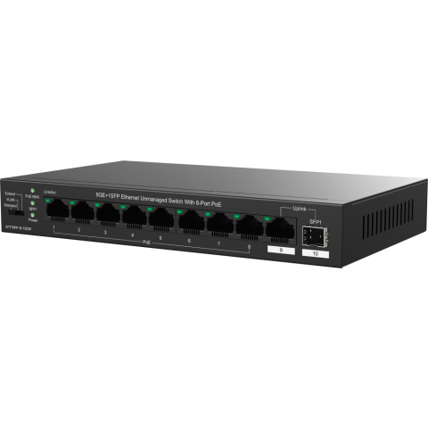 Коммутатор (свитч) IP-COM G1110PF-8-120W_1