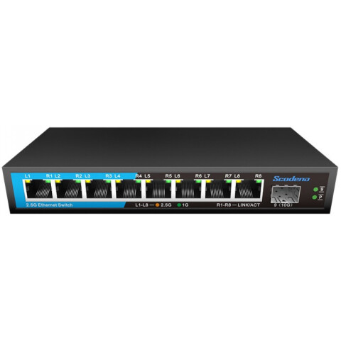 Коммутатор (свитч) Scodeno S200-9HX-X