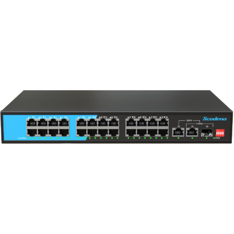 Коммутатор (свитч) Scodeno S200-26GTCP-GC-AC