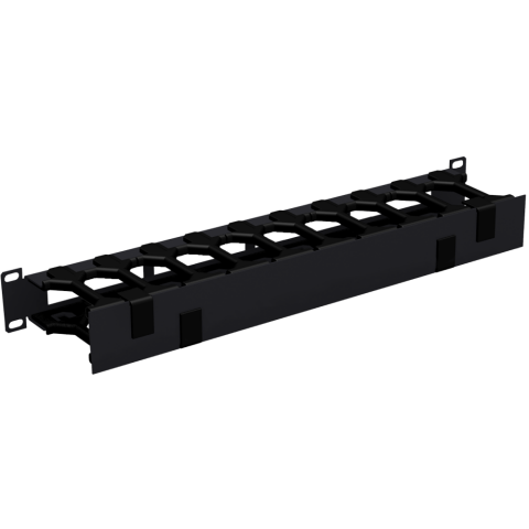 Кабельный органайзер NIKOMAX NMC-OP100CF-1U-BK