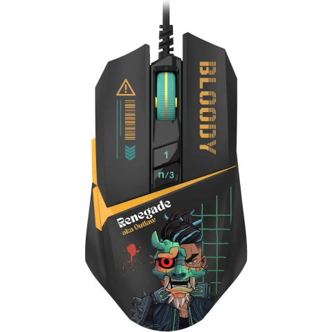 Мышь Bloody W63 Max Renegade Black