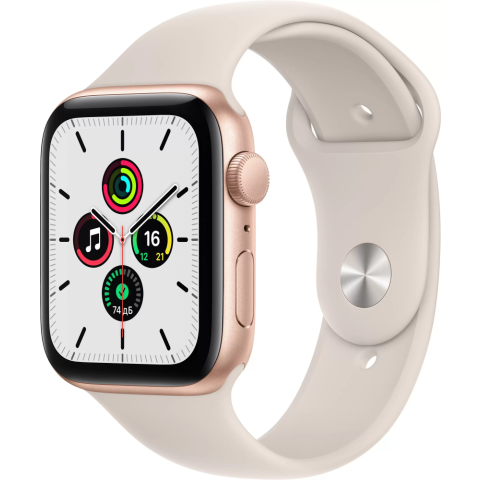 Умные часы Apple Watch SE 44mm Gold/Starlight (MKQ53ZP/A)