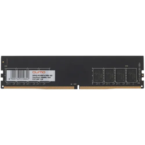 Оперативная память 8Gb DDR4 2400MHz QUMO (QUM4U-8G2400P16)