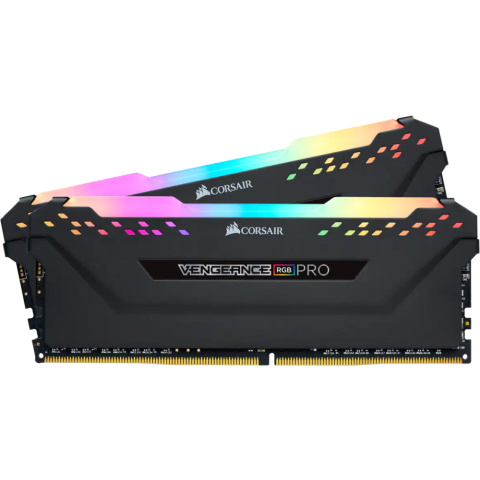 Оперативная память 16Gb DDR4 3600MHz Corsair Vengeance RGB PRO (CMW16GX4M2Z3600C18) (2x8Gb KIT)