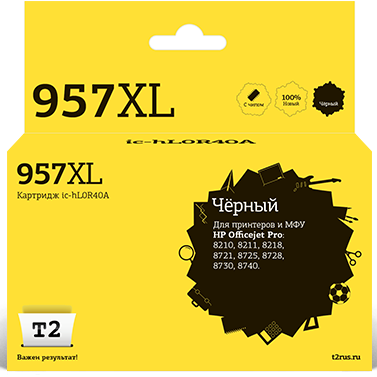 Картридж T2 IC-HL0R40A Black